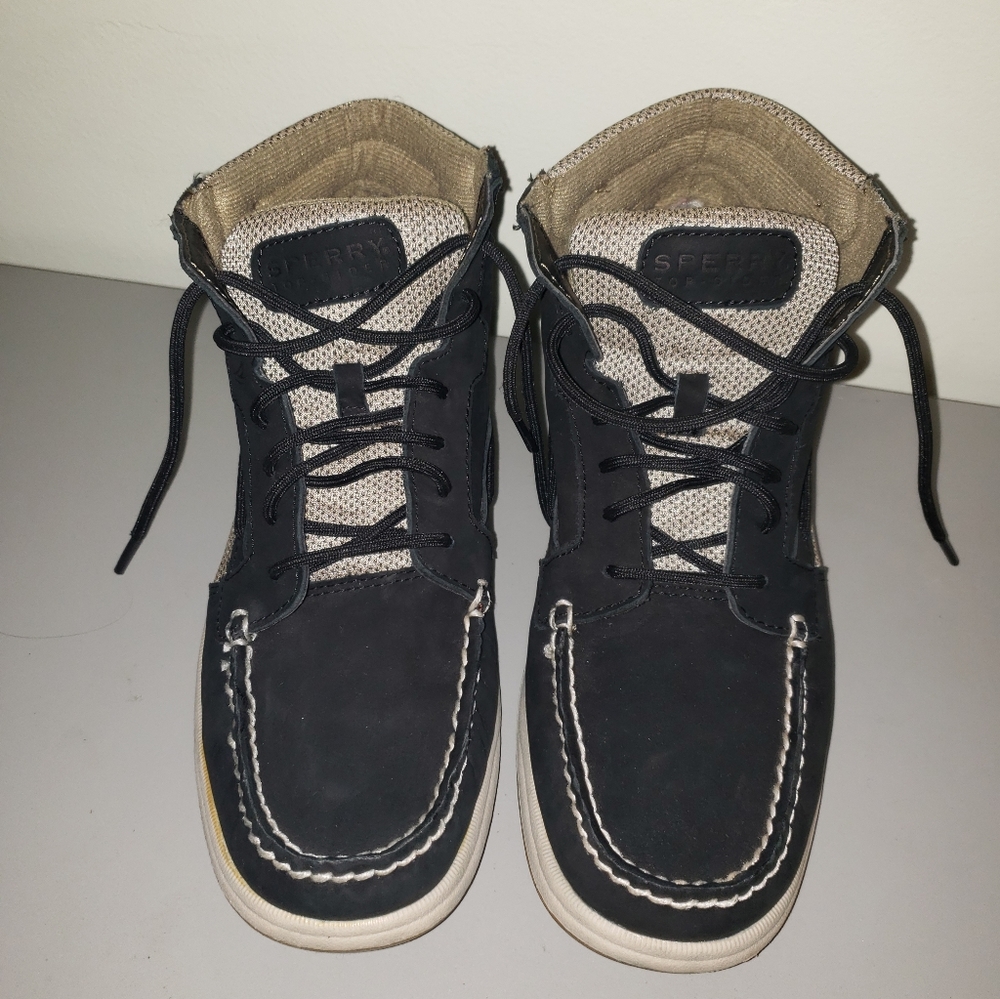 Women's Sperry Langley Black STS95509 Sz 8